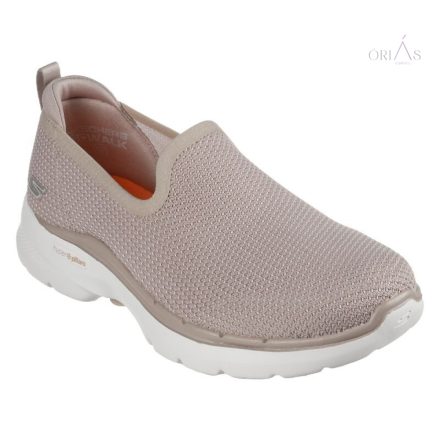 skechers 124505/nat go walk 6-clear vırtue nőı bézs félcıpő 42