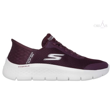 skechers 124836/burg go walk flex-grand entry bordó női edzőcipő 42