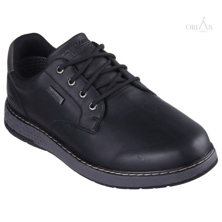 skechers 205234/blk garlan-pryor fekete férfi félcipő 48 1/2