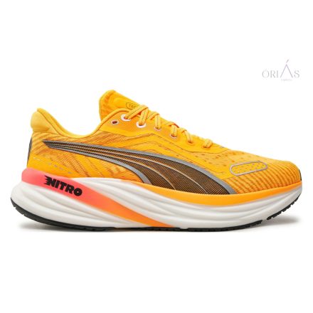 puma 380090-04 magnify nitro 2 tech sárga férfi futócipő 49 1/2